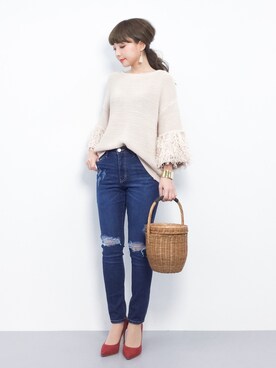 ayumi sato さん(レディース・155cm)の春コーディネート