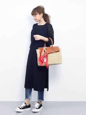 ayumi  sato さん（レディース・155cm）の春コーディネート