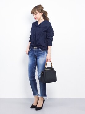 ayumi  sato さん（レディース・155cm）の春コーディネート