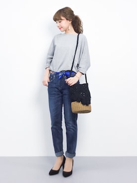 ayumi  sato さん（レディース・155cm）の春コーディネート