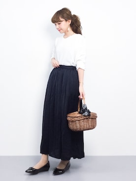 ayumi  sato さん（レディース・155cm）の春コーディネート