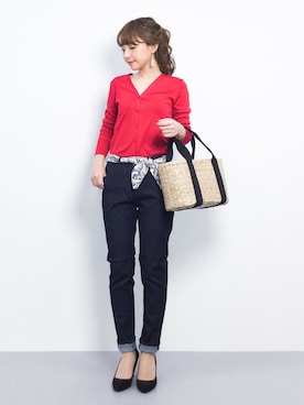 ayumi sato さん(レディース・155cm)の春コーディネート