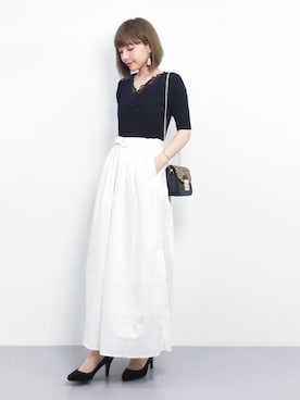 ayumi  sato さん（レディース・155cm）の春コーディネート