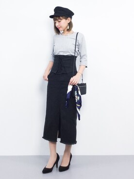 ayumi  sato さんの「レースUPベルト付きスカート」を使ったコーディネート