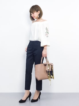 ayumi  sato さん（レディース・155cm）の春コーディネート