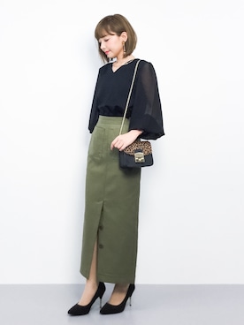「Miminy Piminy（ミミニー ピミニー）のアイテム（シューズ）」を使った、ayumi  sato さん（レディース・155cm）の春コーディネート