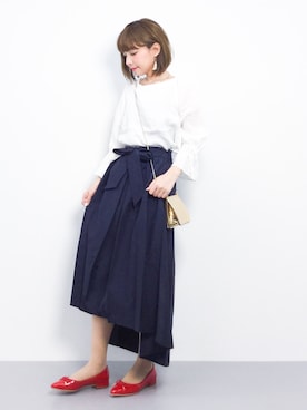 ayumi  sato さん（レディース・155cm）の春コーディネート