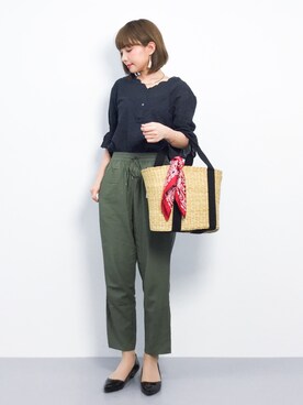 ayumi  sato さん（レディース・155cm）の春コーディネート