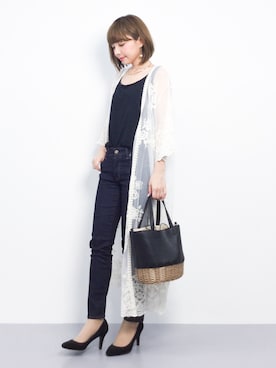 ayumi  sato さん（レディース・155cm）の春コーディネート