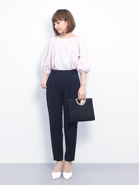 「b-tytto（ビティット）のアイテム」を使った、ayumi  sato さん（レディース・155cm）の春コーディネート