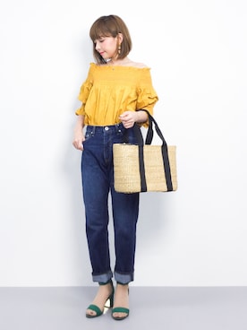 ayumi  sato さん（レディース・155cm）の春コーディネート