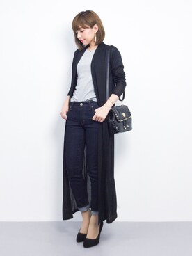「Miminy Piminy（ミミニー ピミニー）のアイテム（シューズ）」を使った、ayumi  sato さん（レディース・155cm）の春コーディネート