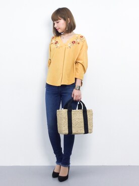 ayumi  sato さん（レディース・155cm）の春コーディネート