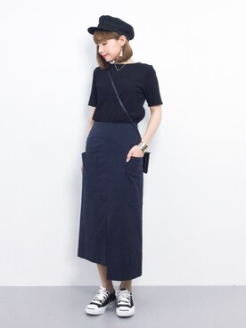 ayumi  sato さん（レディース・155cm）の春コーディネート