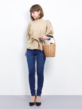 ayumi  sato さん（レディース・155cm）の春コーディネート