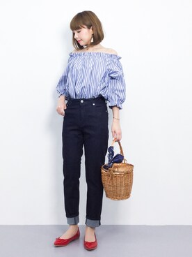 ayumi  sato さん（レディース・155cm）の春コーディネート