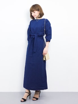 「ILIMA（イリマ）のアイテム（サンダル）」を使った、ayumi  sato さん（レディース・155cm）の春コーディネート