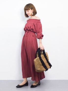 「SAC'S BARJean（サックスバージーン）のアイテム」を使った、ayumi  sato さん（レディース・155cm）の春コーディネート