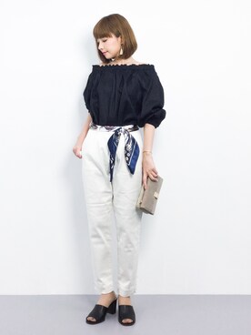 ayumi  sato さん（レディース・155cm）の春コーディネート