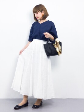 ayumi  sato さん（レディース・155cm）の春コーディネート