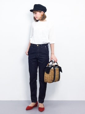 ayumi  sato さん（レディース・155cm）の春コーディネート