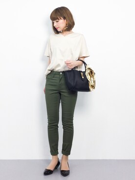 ayumi  sato さん（レディース・155cm）の春コーディネート