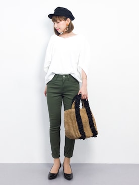 ayumi  sato さん（レディース・155cm）の春コーディネート