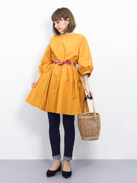 ayumi  sato さん（レディース・155cm）の春コーディネート