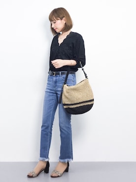 ayumi  sato さん（レディース・155cm）の春コーディネート