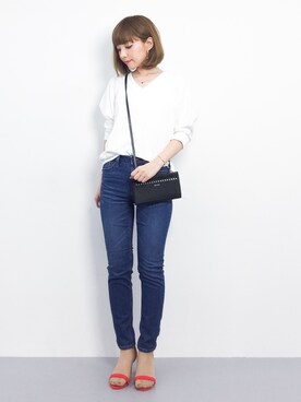 ayumi  sato さん（レディース・155cm）の春コーディネート