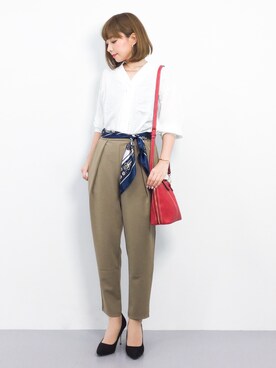 ayumi  sato さん（レディース・155cm）の春コーディネート