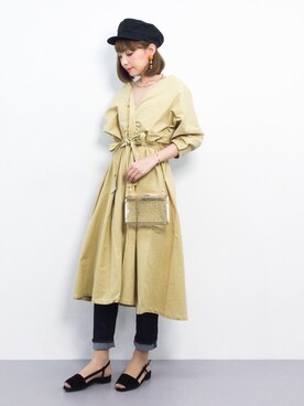 ayumi  sato さん（レディース・155cm）の春コーディネート