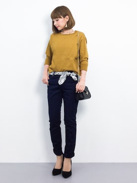 ayumi  sato さん（レディース・155cm）の春コーディネート