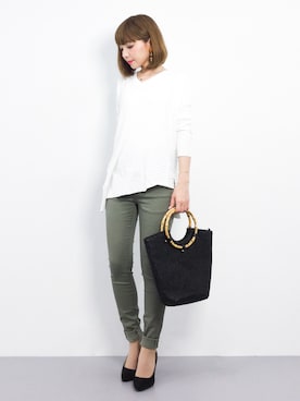 ayumi  sato さん（レディース・155cm）の春コーディネート