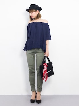 ayumi  sato さん（レディース・155cm）の春コーディネート