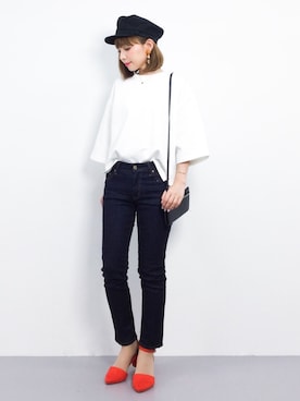 ayumi  sato さん（レディース・155cm）の春コーディネート