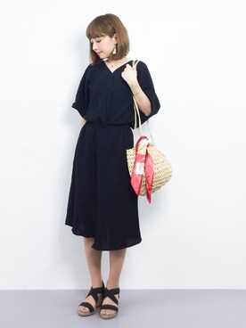 ayumi  sato さん（レディース・155cm）の春コーディネート