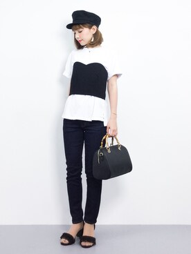 ayumi  sato さん（レディース・155cm）の春コーディネート