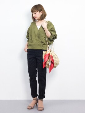 ayumi  sato さん（レディース・155cm）の春コーディネート