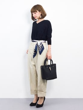 ayumi  sato さん（レディース・155cm）の春コーディネート