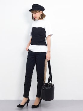 ayumi  sato さん（レディース・155cm）の春コーディネート