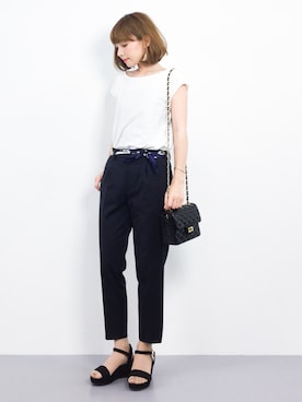 ayumi  sato さん（レディース・155cm）の春コーディネート