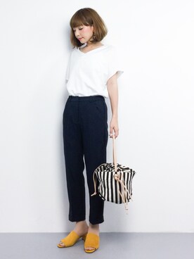 ayumi sato さん(レディース・155cm)の夏コーディネート