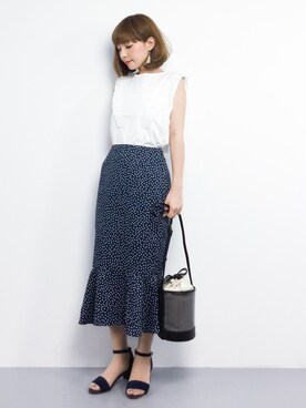 ayumi  sato さん（レディース・155cm）の夏コーディネート