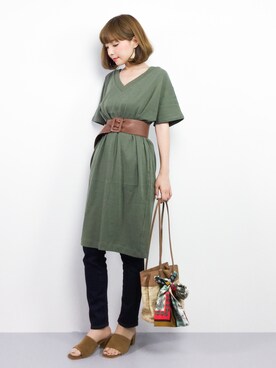 ayumi sato さん(レディース・155cm)の夏コーディネート