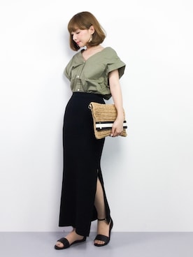 ayumi  sato さん（レディース・155cm）の夏コーディネート