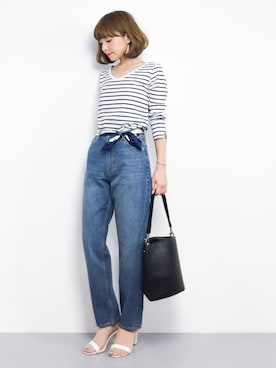 ayumi  sato さん（レディース・155cm）の夏コーディネート