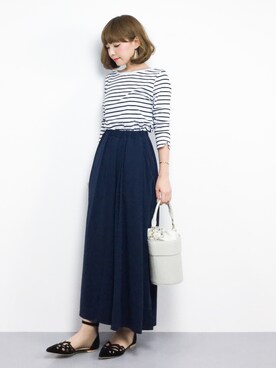 ayumi  sato さん（レディース・155cm）の夏コーディネート