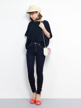 ayumi  sato さん（レディース・155cm）の夏コーディネート