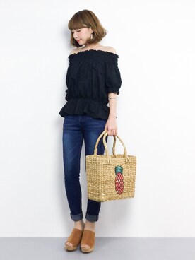 ayumi  sato さん（レディース・155cm）の夏コーディネート